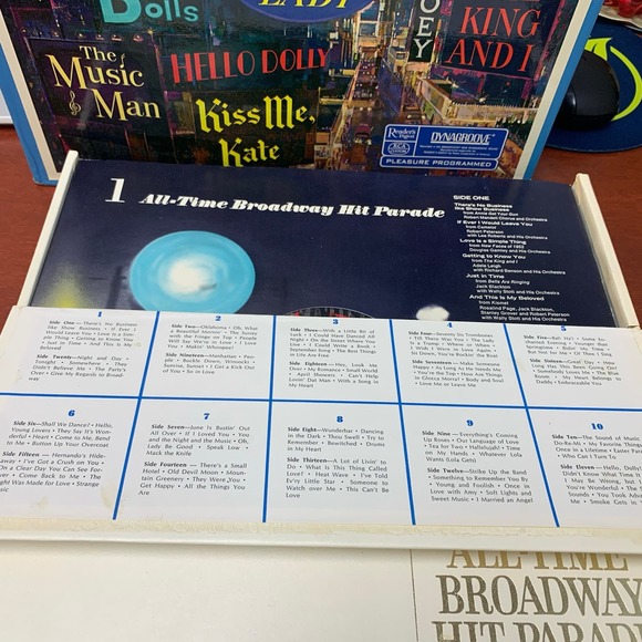 Vintage 1966 All Time Broadway Hit Parade 120 Greatest Songs 11 Vinyl Album Set - Picture 4 of 4